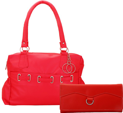 

Lady bar Hand-held Bag(Red)