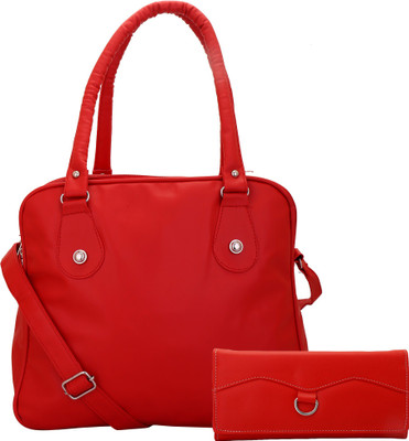 

Lady bar Hand-held Bag(Red)