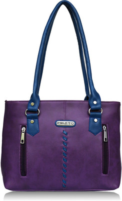 

Fristo Hand-held Bag(Purple, Blue), Blue;purple
