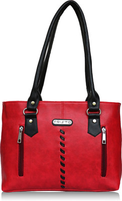 

Fristo Hand-held Bag(Red, Black), Black;red