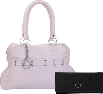 

Lady bar Hand-held Bag(White)