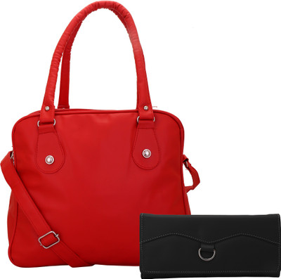 

Lady bar Hand-held Bag(Red)