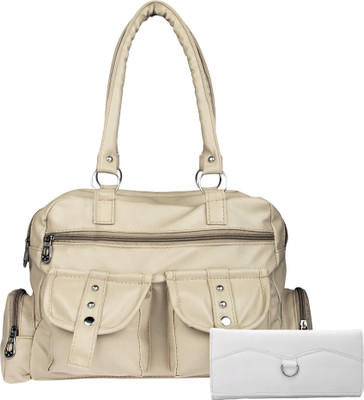 

Lady bar Hand-held Bag(Beige)