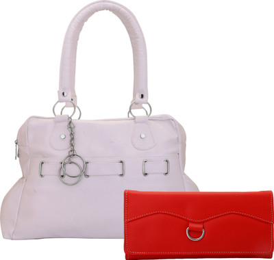 

Lady bar Hand-held Bag(White)