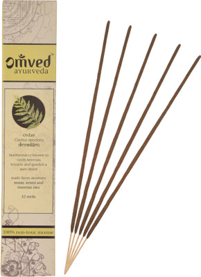 

Omved CEDAR Ayurvedic Agarbattis Natural Aroma Agarbattis(12 Units)
