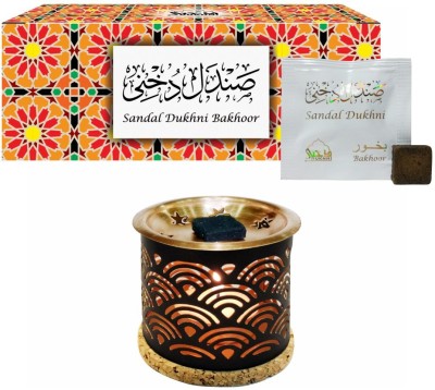 

Dukhni Oudh Bakhoor Sandal (Medium) & Rainbow Burner Natural Agarbattis(20 Units)