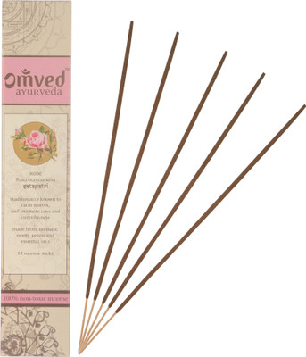 

Omved ROSE Ayurvedic Agarbattis Rose Agarbattis(12 Units)
