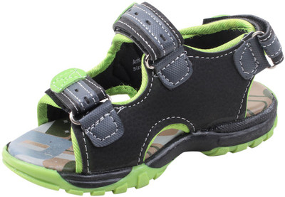 

Kids Ville Boys Buckle Sports Sandals(Black