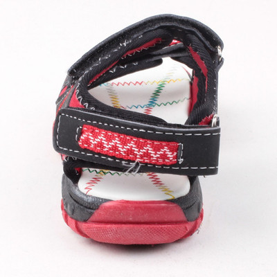 

Kids Ville Boys Velcro Sports Sandals(Black, Red