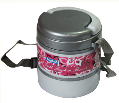 

Bluplast Flexi 2 Containers 2 Containers Lunch Box(500 ml), Grey