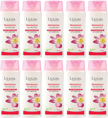 

Lilium Herbal Moisturizer Body Lotion 100ml Pack of 10(100 ml)