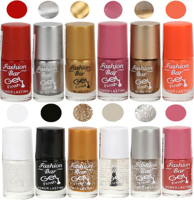 

Fashion Bar Neon Red,Silver,Golden,Shimmer Pink,Copper,Neon OrangeWhite,black,Glitter Golden,Transperent,Glitter Silver,Pink Nail polish Neon Red,Silver,Golden,Shimmer Pink,Copper,Neon OrangeWhite,black,Glitter Golden,Transperent,Glitter Silver,Pink(Pack 