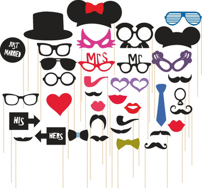 

Galaxy Comfort Set Of 31 Bachelor Party Props Photo Booth Board(Party)