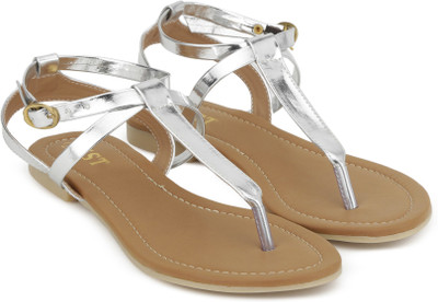 

Gnist Women Silver Flats
