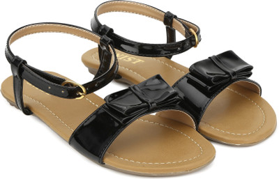 

Gnist Women Black-Gold Flats
