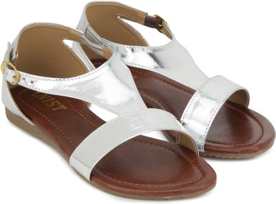 

Gnist Women Silver Flats