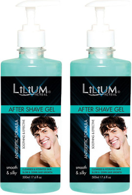 

Lilium Herbal After Shave Gel 500ml Pack of 2(500 ml)