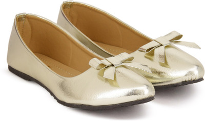 

Gnist Gnist Gold Cute Ballerina For Women(Gold