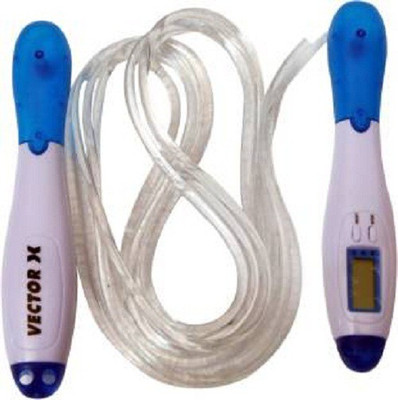 

Vector X VX-810 DIGITAL Freestyle Skipping Rope(Blue, Length: 320 cm), White
