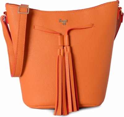 

Baggit Women Casual Orange PU Sling Bag