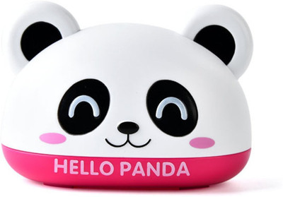 

Kreativekudie Mini Portable Cartoon Cute Panda Soap Box Plastic Cover Creative Bathroom Drain Double Layer Soap Holder Travel Portable Home Living Accessories Dish (multicolor)(Multicolor)