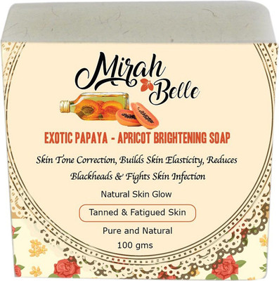 

Mirah Belle Naturals Exotic Papaya – Apricot Brightening Soap(100 g)