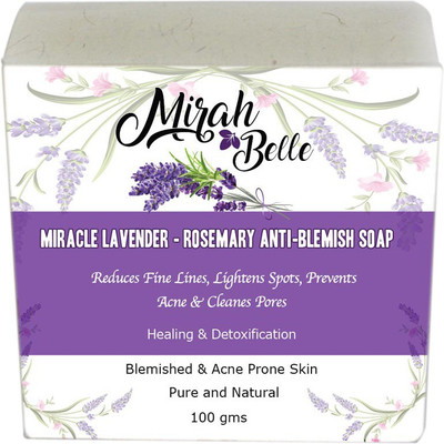 

Mirah Belle Naturals Miracle Lavender Rosemary Anti - Blemish Soap(100 g)