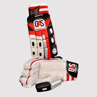 

GAS Terminator Batting Gloves (L, White, Red), Red;white