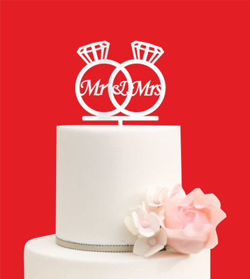 

Naveed Arts  Acrylic cake topper Sticker(Pack of 1, Silver mirror