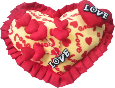 Aparshi LUV U heart stuffed cushion soft toy 4DCJ13 - 90 cm(Multicolor)