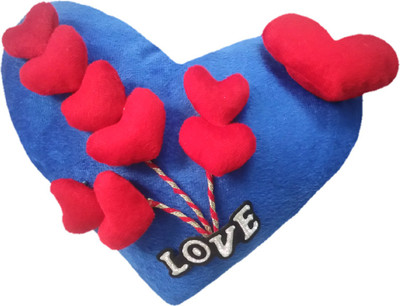 

Aparshi LUV U heart stuffed cushion soft toy 4DSs1 - 30 cm(Multicolor)