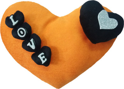 Aparshi Smarty heart stuffed cushion soft toy 4DTt11 - 80 cm(Multicolor)