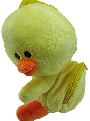 

Tako bell Cute Duck Soft Toy with bag For Kids.....medium size - 18 cm(Multicolor)