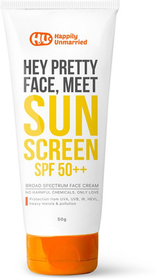 

Happily Unmarried Sunscreen (SPF 50++) 50gm - SPF 50 PA++(50 g)