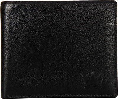 

LEWIS PAYTON Men Black Genuine Leather Wallet(6 Card Slots)