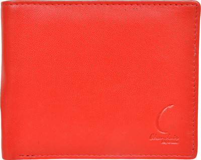 

Chandair Men Red Genuine Leather Wallet(7 Card Slots)