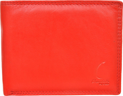 

Chandair Men Red Genuine Leather Wallet(6 Card Slots), Tomato red