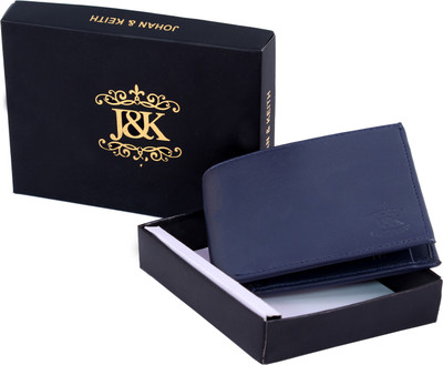 

Arfafashions Men Casual Blue Genuine Leather Wallet(4 Card Slots), Navy blue
