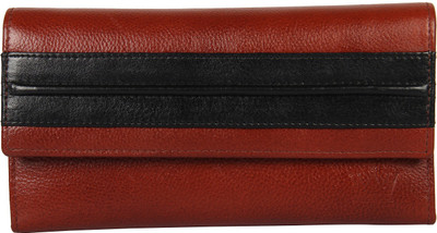 

LEWIS PAYTON Women Casual Brown Genuine Leather Wallet(8 Card Slots)