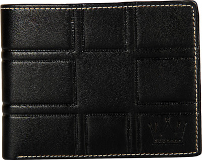 

LEWIS PAYTON Men Black Genuine Leather Wallet(3 Card Slots)
