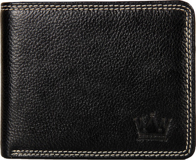 

LEWIS PAYTON Men Black Genuine Leather Wallet(6 Card Slots)