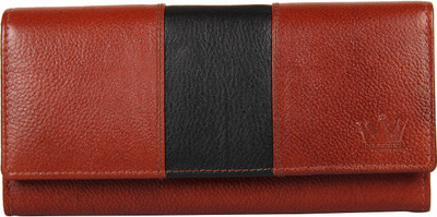 

LEWIS PAYTON Women Casual Black, Brown Genuine Leather Wallet(8 Card Slots), Multi
