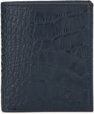 

Daniel Klein Men Blue Genuine Leather Wallet(6 Card Slots)