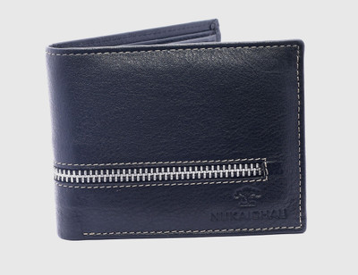 

NUKAICHAU Men Black Genuine Leather Wallet(6 Card Slots)