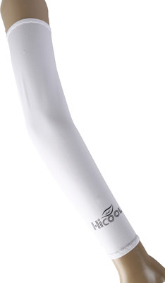 

Hicool Nylon Arm Sleeve For Men & Women(Free, White)