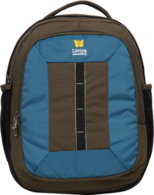 

Liviya SB1002 22 L Backpack(Brown, Blue), Blue;brown