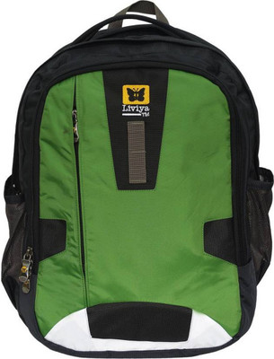 

Liviya SB1182 37 L Backpack(Green, Black), Green and black
