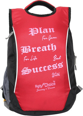 

Right Choice (2224) black red stylish tuff quality college school casual bag boy & girl 5 L Backpack(Black, Red)