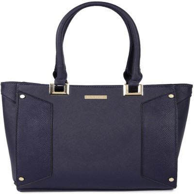 

Addons Structured Tote Shoulder Bag(Dark Blue, 5 L)