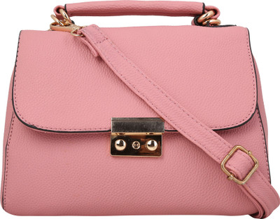 Ladies bag pink colour sales